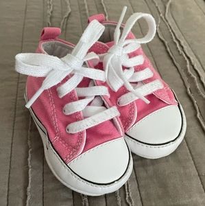 Converse hi-top baby shoes